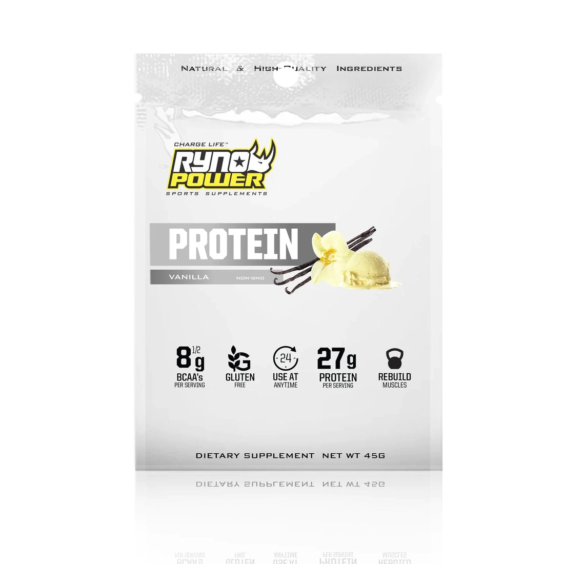 Ryno Power Premium Whey Protein Powder - Vanilla