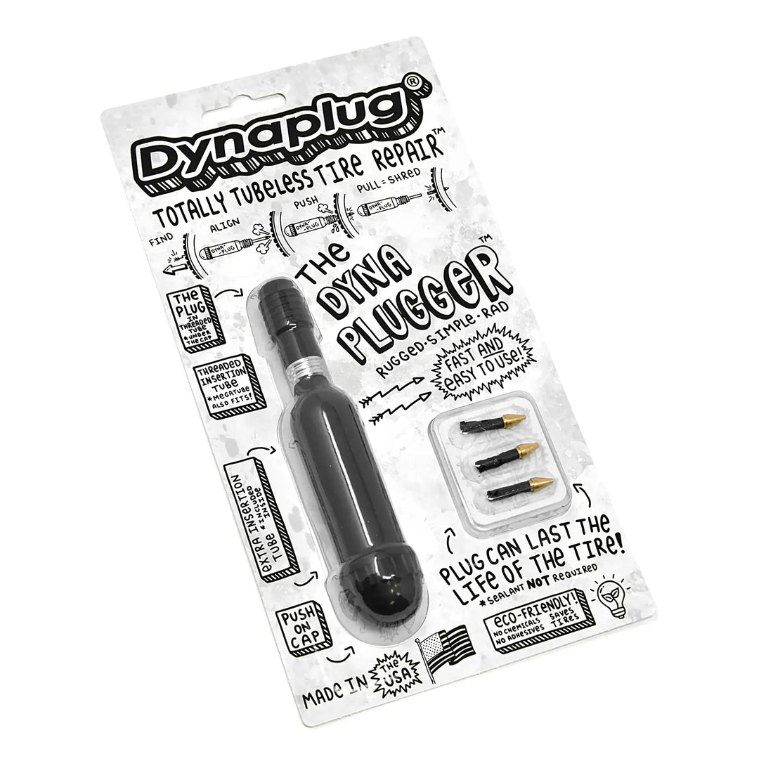 Dynaplug Dynaplugger Classic Tubeless Tyre Plug Repair Kit