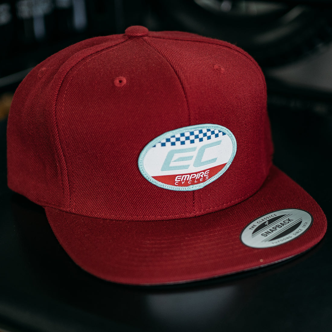 Empire Cycles Snapback Hat - Checkers