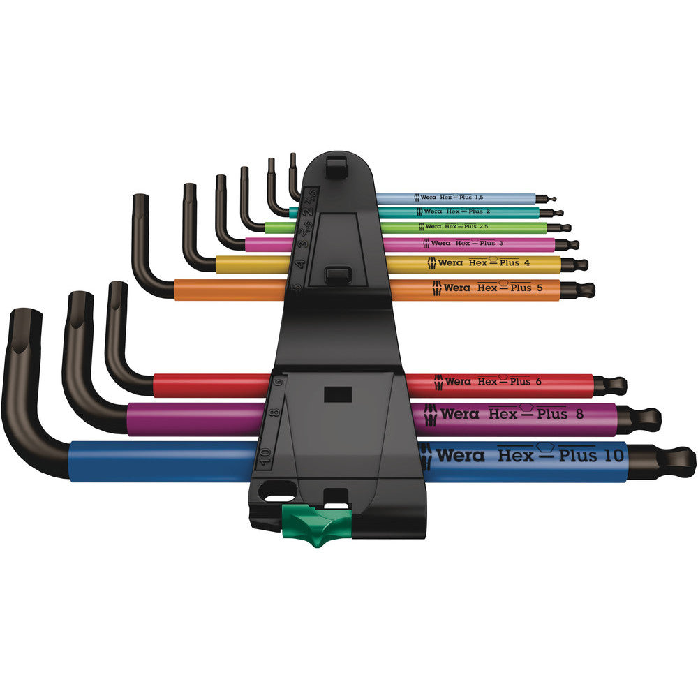 Wera Tools 950/9 Hex-Plus L-Key Set Blacklaser Multicolour