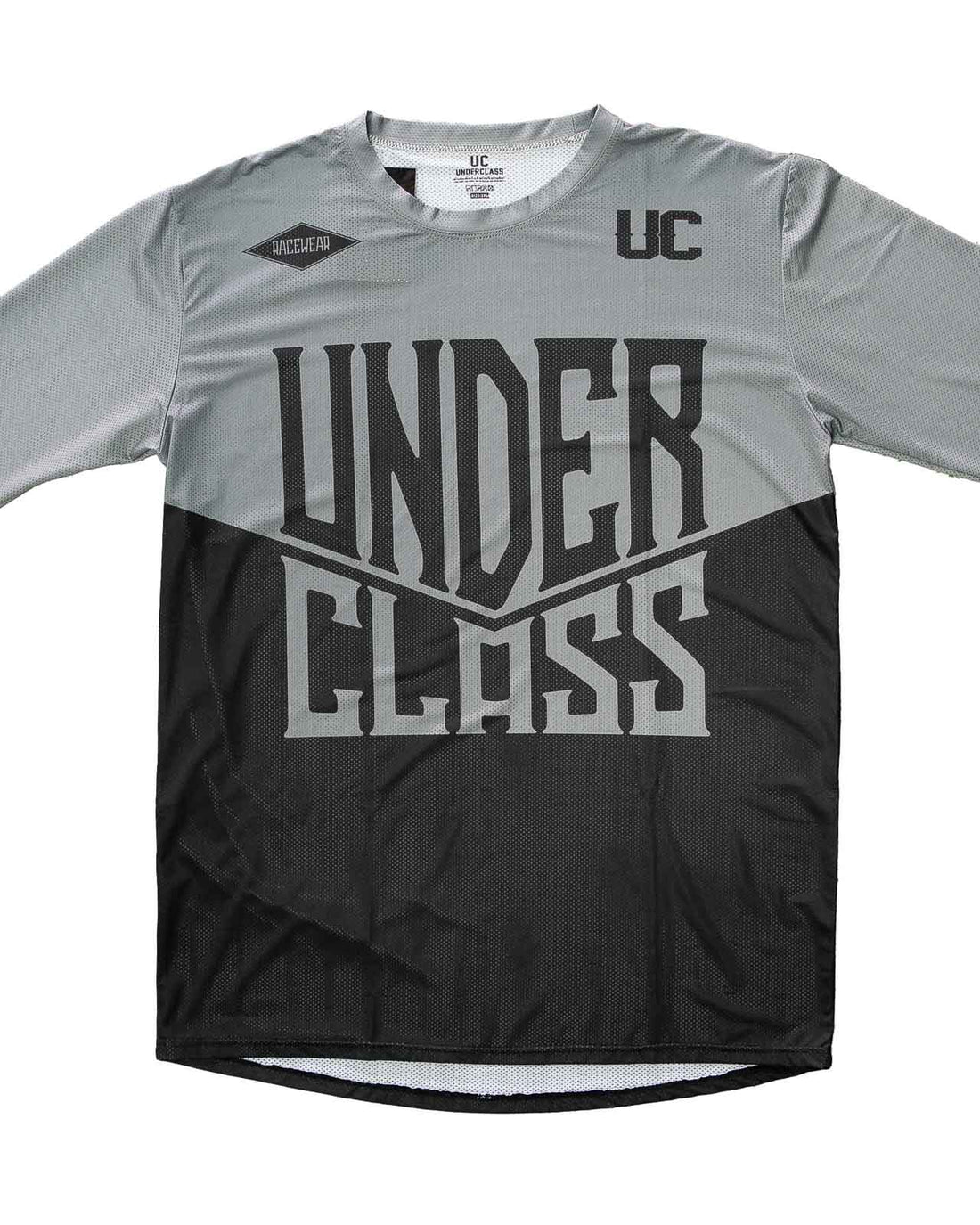 Underclass MX Air Jersey - Long Sleeve - Grey / Black