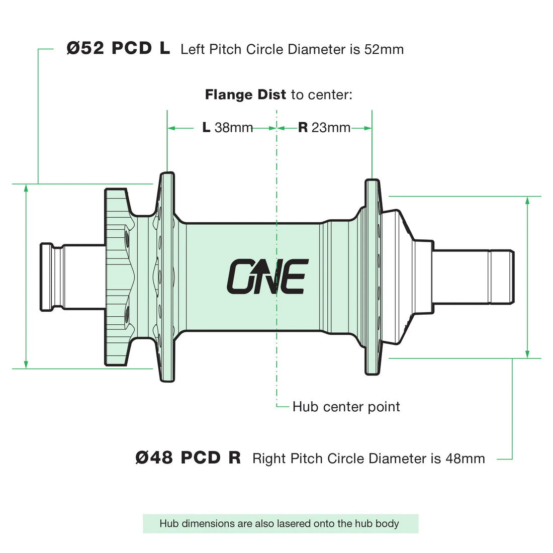 OneUp Components Boost 6-Bolt MTB Rear Hub