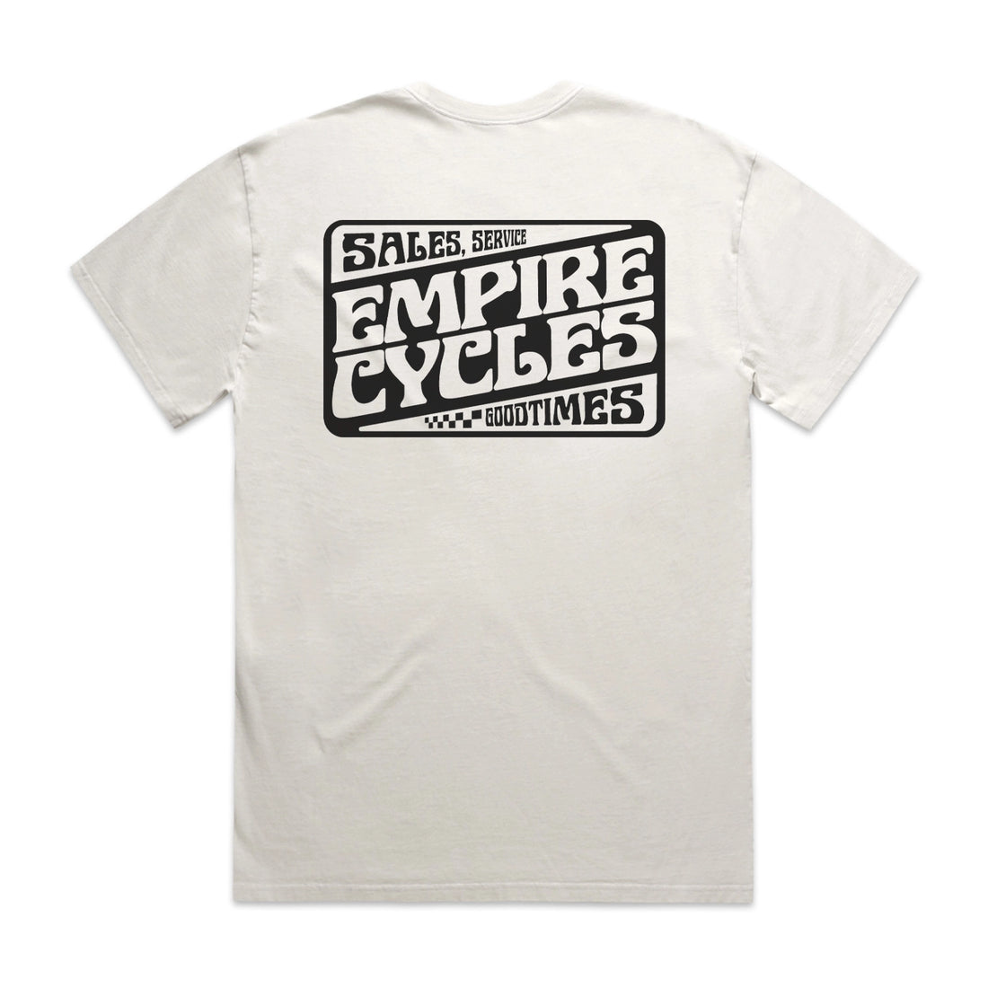 Empire Cycles 70s Badge T-Shirt Bone